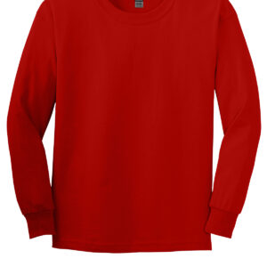 Gildan - Youth Ultra Cotton 100% US Cotton Long Sleeve T-Shirt.  2400B