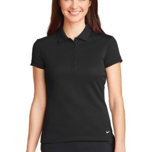 Nike Ladies Dri-FIT Solid Icon Pique Modern Fit Polo.  746100