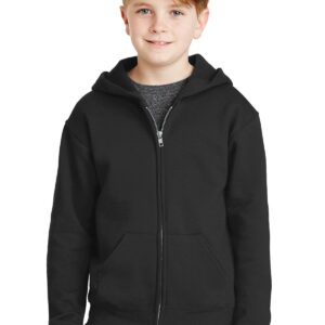 Jerzees® - Youth NuBlend® Full-Zip Hooded Sweatshirt.  993B