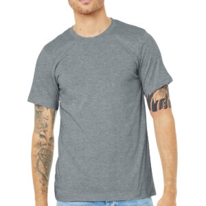 BELLA+CANVAS  Unisex Heather CVC Short Sleeve Tee. BC3001CVC