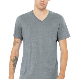 BELLA+CANVAS Unisex Heather CVC V-Neck Tee BC3005CVC