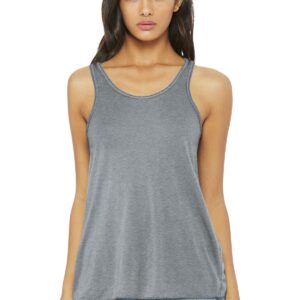 BELLA+CANVAS  Women's Flowy Racerback Tank. BC8800