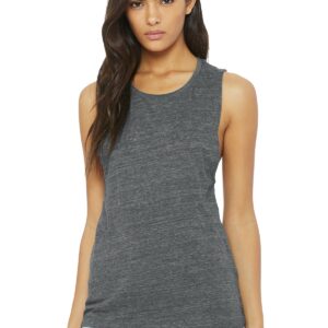 BELLA+CANVAS  Women's Flowy Scoop Muscle Tank. BC8803
