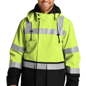 CornerStone® ANSI 107 Class 3 Waterproof Ripstop 3-In-1 Parka CSJ502