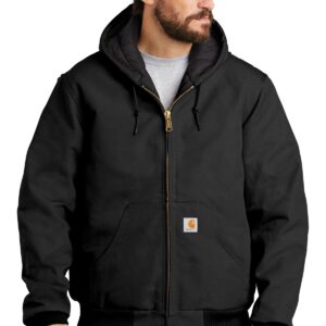 Carhartt ® Tall Quilted-Flannel-Lined Duck Active Jac. CTTSJ140