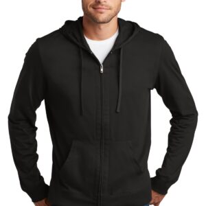 District® Jersey Full-Zip Hoodie. DT1100