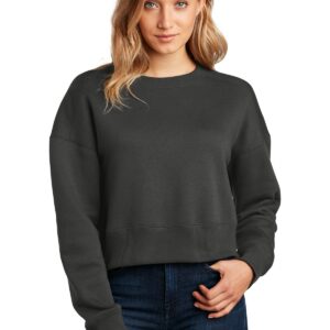 District ® Women's Perfect Weight ® Fleece Cropped Crew DT1105