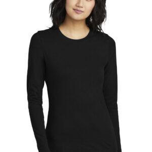 District Women's Perfect Blend CVC Long Sleeve Tee DT110