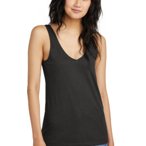 District Women's Perfect Blend CVC V-Neck Tank DT154