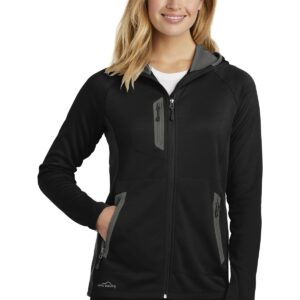 Eddie Bauer ® Ladies Sport Hooded Full-Zip Fleece Jacket. EB245