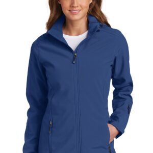 Eddie Bauer® Ladies Hooded Soft Shell Parka. EB537