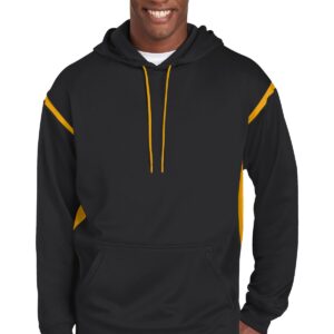 Sport-Tek® Tech Fleece Colorblock Hooded Sweatshirt. F246