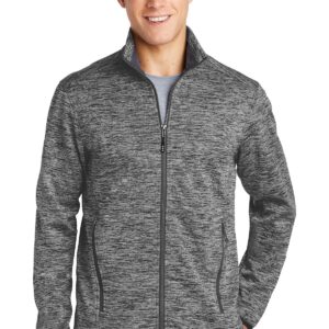 Sport-Tek® PosiCharge® Electric Heather Soft Shell Jacket. JST30