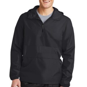 Sport-Tek® Zipped Pocket Anorak. JST65