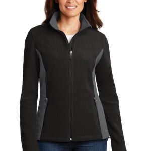 Port Authority® Ladies Colorblock Value Fleece Jacket. L216