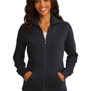 Port Authority® Ladies Slub Fleece Full-Zip Jacket. L293
