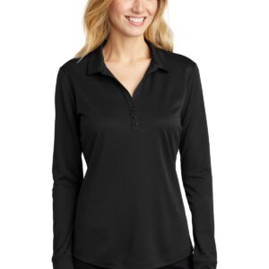 Port Authority  Ladies Silk Touch   Performance Long Sleeve Polo. L540LS