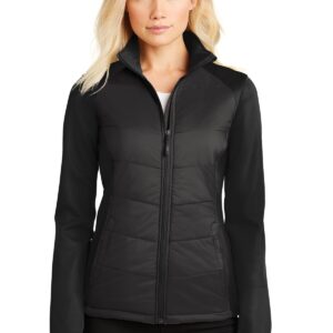Port Authority® Ladies Hybrid Soft Shell Jacket. L787