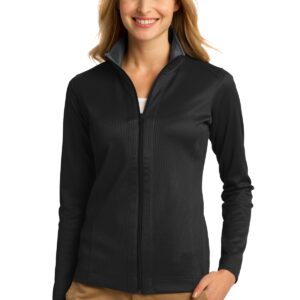 Port Authority® Ladies Vertical Texture Full-Zip Jacket. L805
