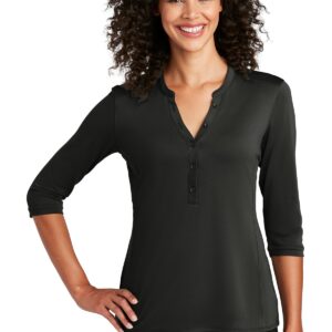 Port Authority   Ladies UV Choice Pique Henley LK750