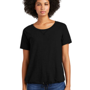 New Era  Ladies Tri-Blend Performance Cinch Tee. LNEA133