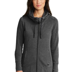 New Era ® Ladies Tri-Blend Fleece Full-Zip Hoodie. LNEA511