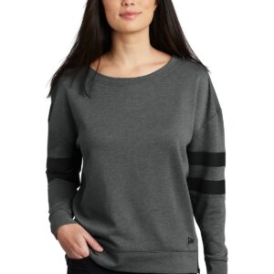 New Era ® Ladies Tri-Blend Fleece Varsity Crew LNEA513