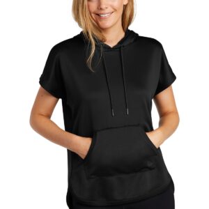 New Era ® Ladies Performance Terry Short Sleeve Hoodie LNEA533