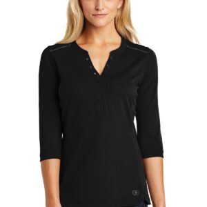 OGIO  Ladies Fuse Henley. LOG132