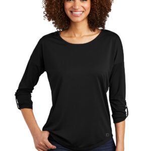 OGIO  Ladies Gravitate Scoop 3/4-Sleeve . LOG141