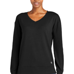 OGIO® Ladies Luuma Flex Long Sleeve V-Neck LOG825