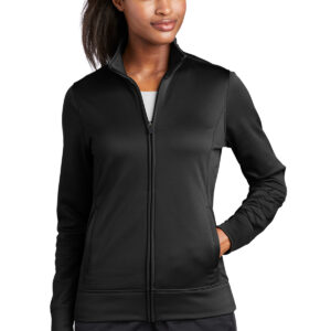 Sport-Tek® Ladies Sport-Wick® Fleece Full-Zip Jacket.  LST241