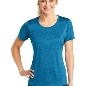 Sport-Tek Ladies Heather Contender Scoop Neck Tee. LST360