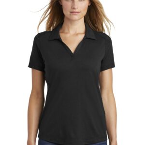 Sport-Tek  Ladies PosiCharge  Tri-Blend Wicking Polo. LST405