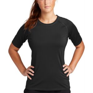 Sport-Tek  Ladies Rashguard Tee. LST470