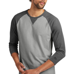 New Era  Sueded Cotton Blend 3/4-Sleeve Baseball Raglan Tee. NEA121