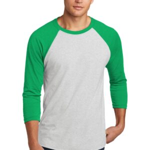 Next Level Apparel   Unisex Tri-Blend 3/4-Sleeve Raglan Tee. NL6051