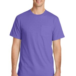 Port & Company Beach Wash Garment-Dyed Pocket Tee.  PC099P