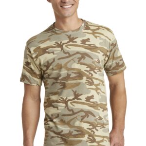 Port & Company Core Cotton Camo Tee.  PC54C