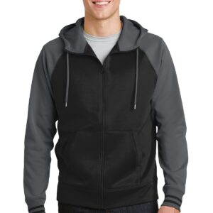 Sport-Tek® Sport-Wick® Varsity Fleece Full-Zip Hooded Jacket. ST236