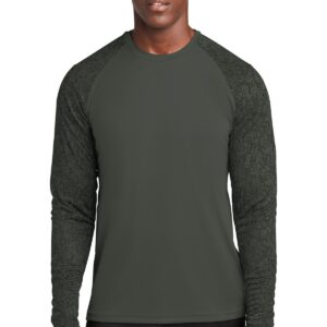 Sport-Tek  Long Sleeve Digi Camo Tee. ST460LS