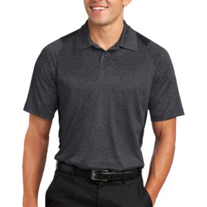 Sport-Tek Heather Colorblock Contender Polo. ST665