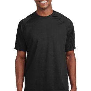 Sport-Tek Dry Zone Short Sleeve Raglan T-Shirt. T473