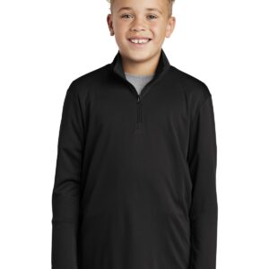 Sport-Tek ® Youth PosiCharge ® Competitor ™ 1/4-Zip Pullover. YST357