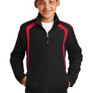 Sport-Tek® Youth Colorblock Raglan Jacket. YST60