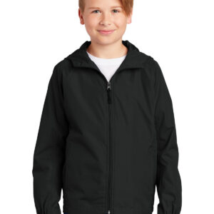 Sport-Tek® Youth Hooded Raglan Jacket. YST73
