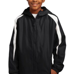Sport-Tek® Youth Fleece-Lined Colorblock Jacket. YST81