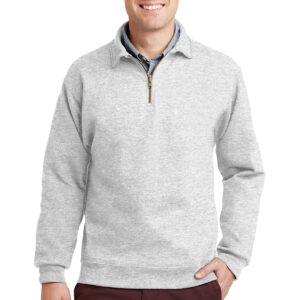 Jerzees® Super Sweats® NuBlend® - 1/4-Zip Sweatshirt with Cadet Collar.  4528M