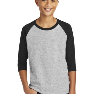 Gildan  Heavy Cotton  Youth 3/4-Sleeve Raglan T-Shirt. 5700B