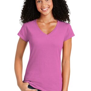 Gildan Softstyle Ladies Fit V-Neck T-Shirt. 64V00L